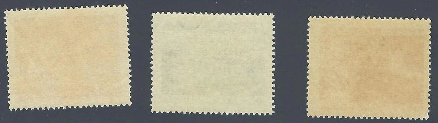 1950 Yugoslavia-Trieste Scott 18-20 MNH, Undisturbed Gum - Short Set
