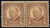 VEGAS - 1930 Taft 4c - Scott 687 MNH, Undisturbed Gum Joint Line Pair - Centering!