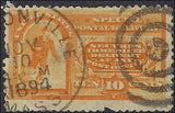 VEGAS - 1893 Express Mail Columbian - Scott E3 - Couple of Pulled Perfs