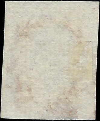 c1850 Prussia, Germany 1/2sg (6pf) - Scott 2 - Very Light Cancel - Solid