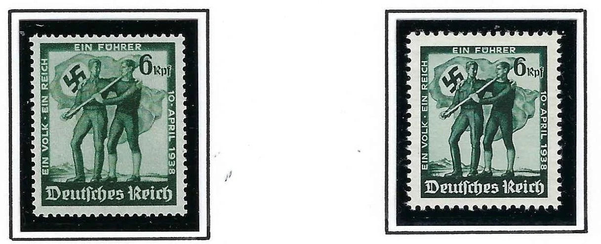 1938 Germany Set - Sc# 484-485 - MNH, Undisturbed OG - All Post Office Fresh!