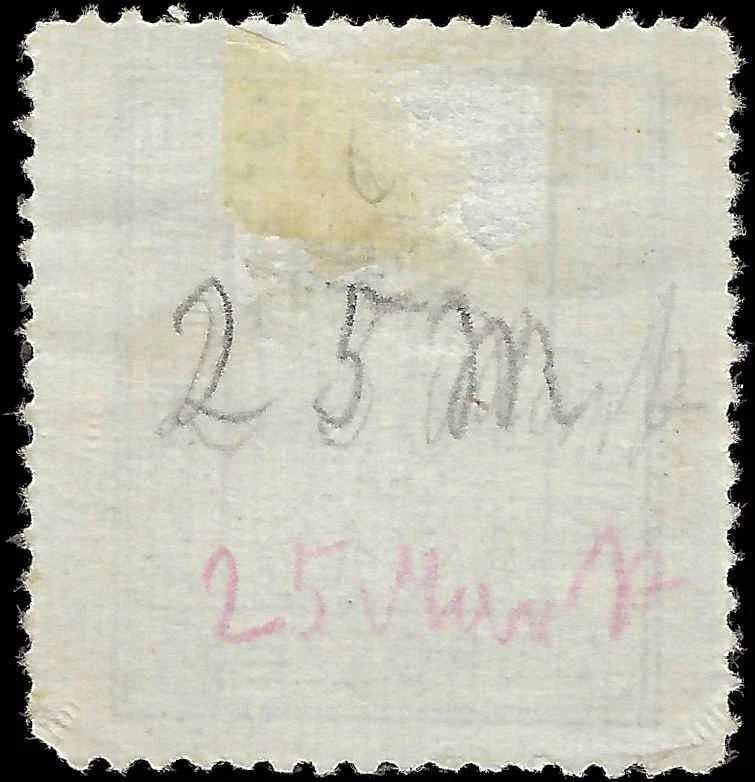 c1917 - Poland 4G Przedborz City Local Post Unused, Hinged, No Gum
