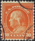 VEGAS - 1917 Franklin 30c - Scott 516 - Used - Choice Centering