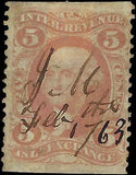 VEGAS - 1862-71 Revenue - Scott R27b - Part Perf - Nice Centering