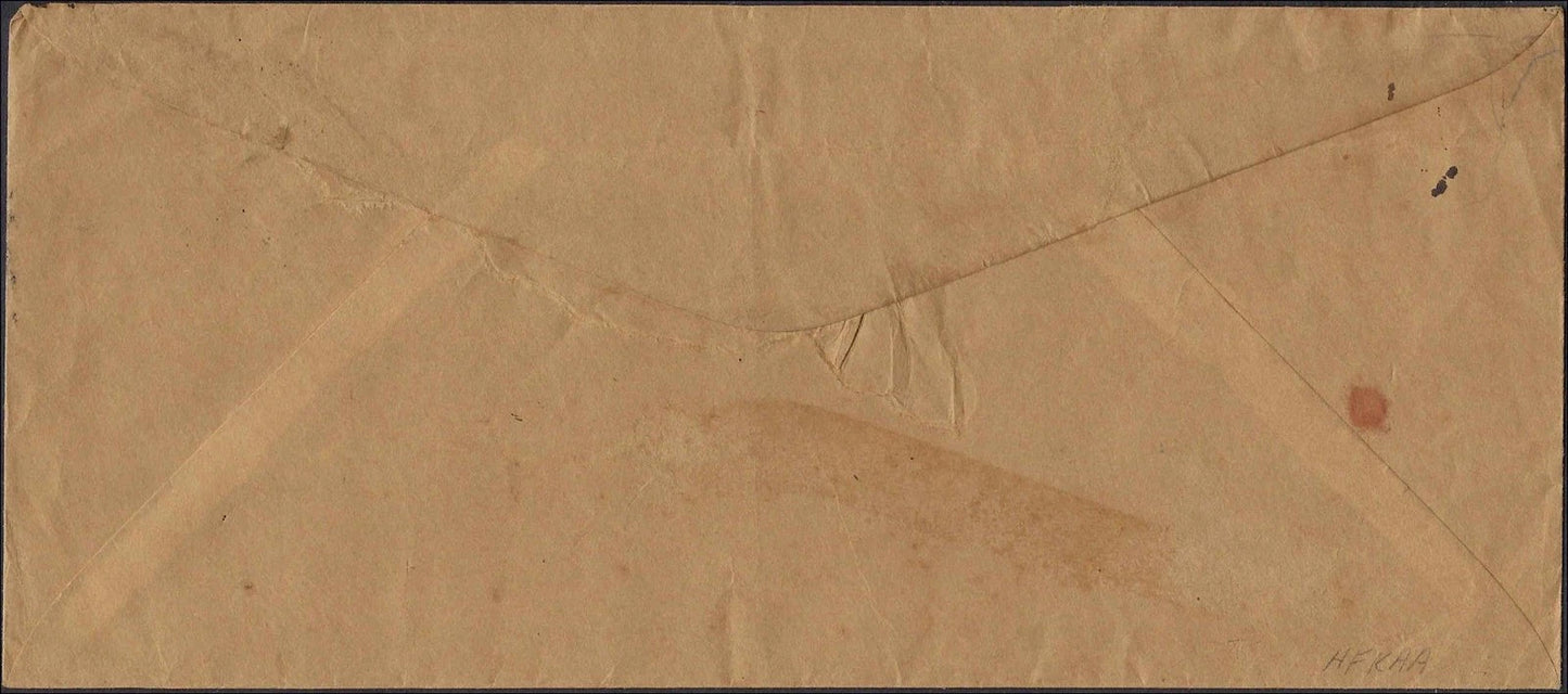 Japan Occupation Philippines Cover Kempeitai Censor Santa Cruz