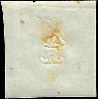 1861 Sardinia Newspaper 1c Stamp - 3 Margins! - Scott P1 - FV639
