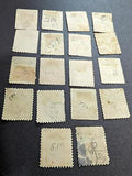 VEGAS - 1917-19 Washington & Franklin Heads Short Set Scott 498-518