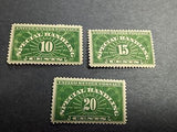 VEGAS - 1925-28 Special Handling - Scott QE1-QE3 - MNH, OG - Read
