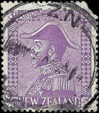VEGAS - 1926 New Zealand King George V - 3sh - Scott 183 - Used - Corner Flaw
