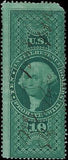 VEGAS - 1862-71 Revenue - Scott R96c - Light Cancel - Corner Flaw
