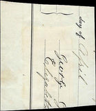 VEGAS - 1862-71 Revenue - Scott R83c - On paper As Shown - Flaw BL Corner