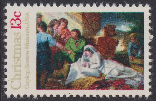 1976 Copley Christmas Nativity Single 13c Postage Stamp, Scott 1701, MNH, OG