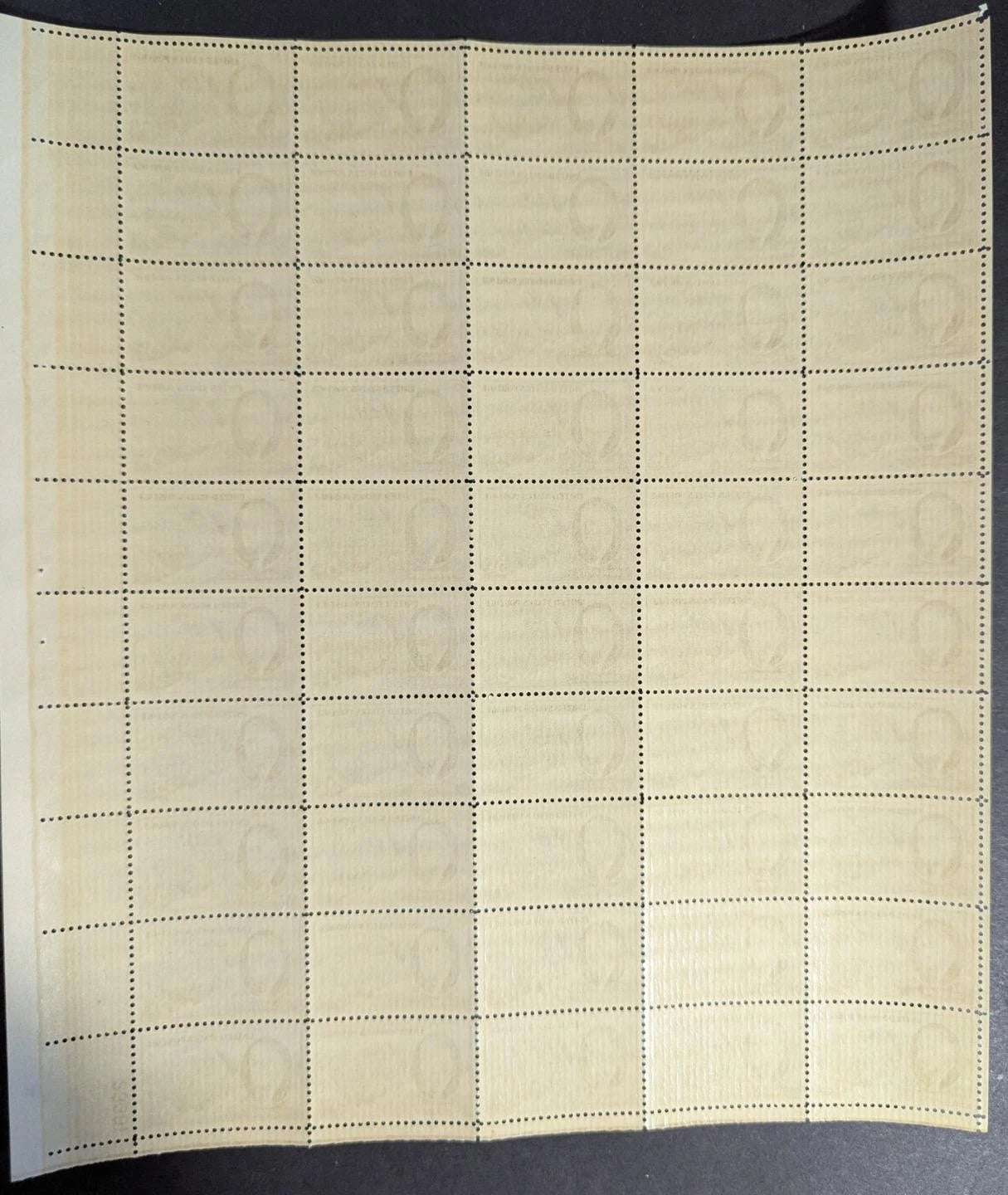 1946 USA F. Roosevelt 5c Sheet -Scott 933 -MNH, Undisturbed OG - Corner Perf