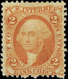 VEGAS - 1862-71 Revenue - Scott R6c - No Visible Cancel - Well Centered!