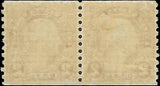 VEGAS - 1924 USA Washington Coil Pair - Scott 599 - MH, OG - Choice Centering!