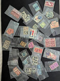 VEGAS - Cigar Box Full of Used USA Stamps in Plastic Bags - Many Different