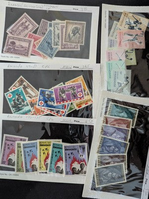 Box of Misc Africa Stamps in Glassines Unopened From Estate! -104 Photos
