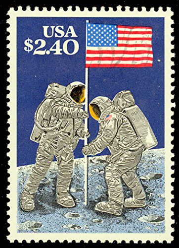 $2.40 Moon Landing Priority Mail Postage Stamp - Mint NH Scott 2419