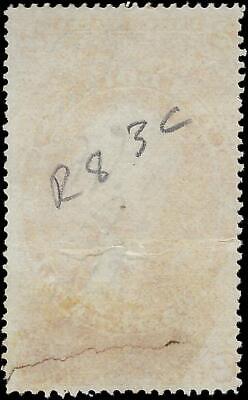 VEGAS - 1862-71 Revenue - Scott R83c - Crease & Repaired Tear
