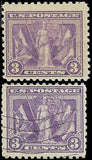 VEGAS - 1919 Victory - Scott 537 & 537b - 537b is MH, OG - Other Is Used