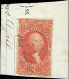 VEGAS - 1862-71 Revenue - Scott R83c - On paper As Shown - Flaw BL Corner