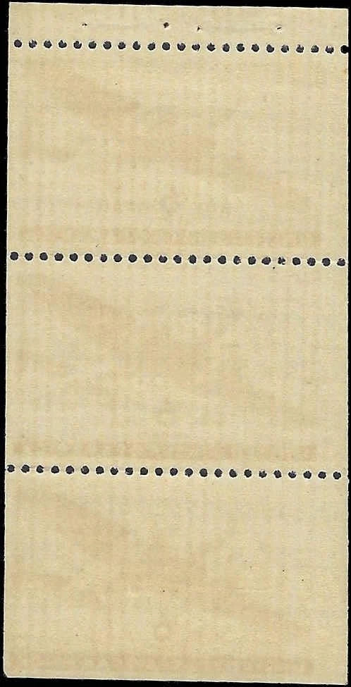 c1943 - #C25 Airmail Booklet Pane of 3 - MNH