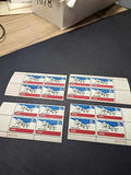 VEGAS - 1973 Mt Rushmore Airmail Plate Block Set of 4 -Scott C88 Pl#34774 MNH
