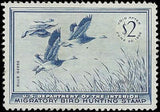 VEGAS - 1955 Duck Hunting Stamp - Scott RW22 - MNH - Small Pulled Perf