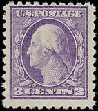 VEGAS - 1914 Washington 3c - Scott 426 MH, OG - Solid