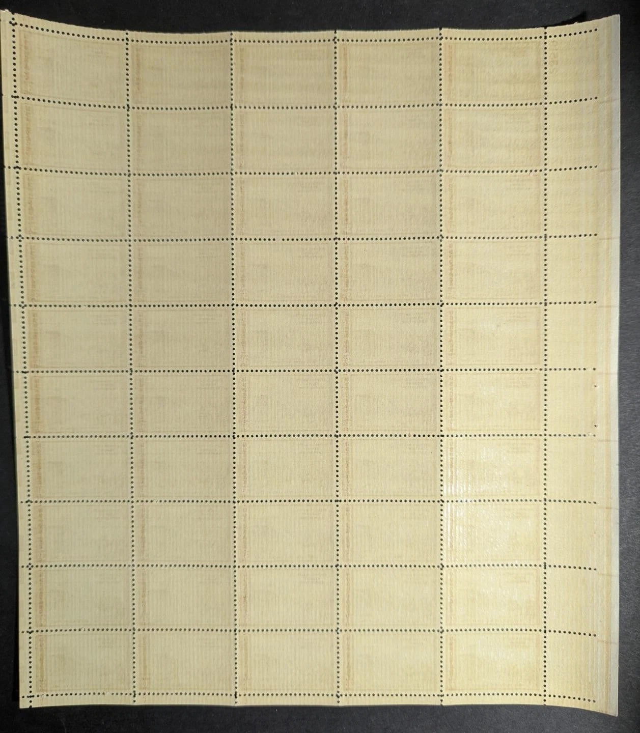 1946 USA Watts-Keary 3c Sheet -Scott 944 -MNH, Undisturbed OG -2 Pulled Perfs