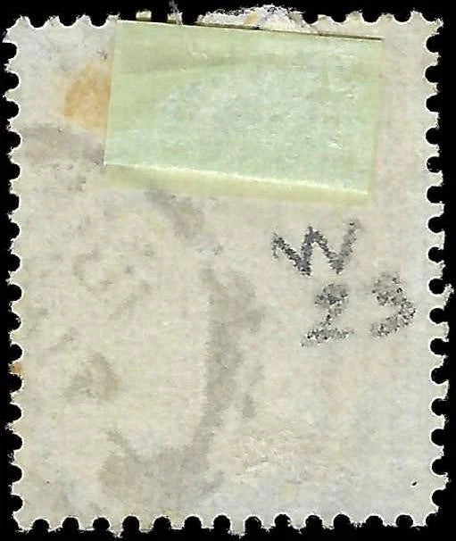 c1880 - Great Britain Scott # 71, Plate# 17 - Light Cancel - Solid - Cat= $575!