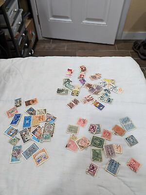 Sizable Lot of International Stamps Some Better - Old & More Modern - 49 Photos