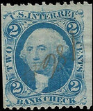 VEGAS - 1862-71 Revenue - Scott R5b Part Imperf - Solid