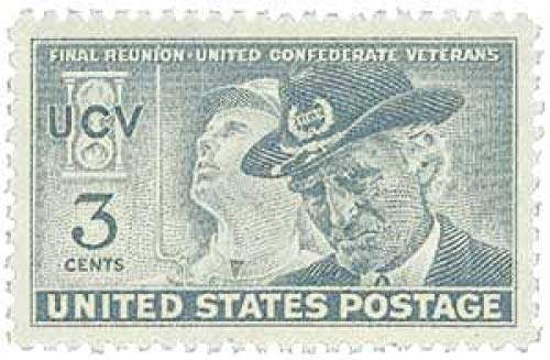 1961Civil War Confederate Reunion Single 3c Postage Stamp - Scott 998 - MNH,OG
