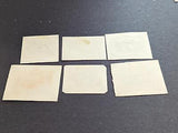 VEGAS - 1932 Washington Postal Stationary Cutouts Set - Scott U523-U528