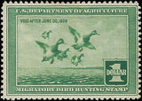 VEGAS - 1937 Duck Hunting Stamp - Scott RW4 - MH, OG - Nice!