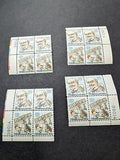 VEGAS - 1979 Chanute Airmail Plate Block Set of 4 -Scott C93, C94 Pl#39014 MNH
