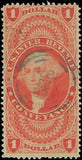 VEGAS - 1862-71 Revenue - Scott R66c - Very Solid - FN975