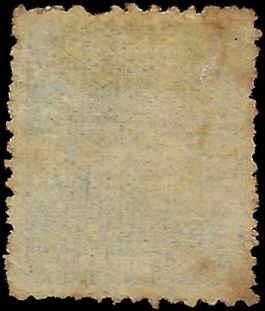 c1871 Fiji 1p - Scott 15 - Used - Cat= $140!