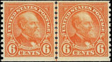 VEGAS - 1932 Garfield - Scott 723 - MNH, Undisturbed OG Joint Line Pair! - Fresh!