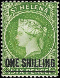 VEGAS - 1894 St Helena - Scott 39 - MH, OG - 18mm Bar, Perf 14