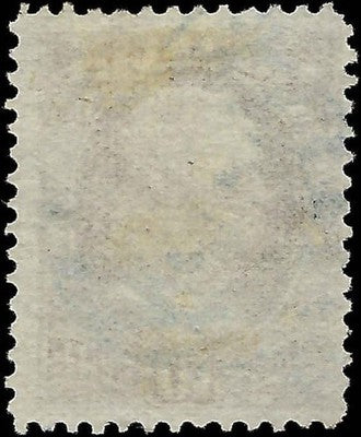 c1873 30c Treasury Official Stamp - Scott O61 - Used with Blue Cancel