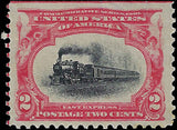 VEGAS - 1901 2c Railroad Train - Scott295 - MH, No Gum - Superior Centering!