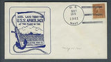 VEGAS - 1941 Submarine USS Amberjack Keel Laid Cover - Groton - FJ180