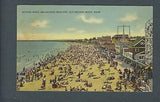 VEGAS - 1941 Postcard Old Orchard Beach, Maine - Bathers From Pier - FD353