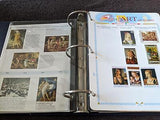 VEGAS - Art History On Stamps Home Made Presentation Album M&U Stamps ~98 Photos