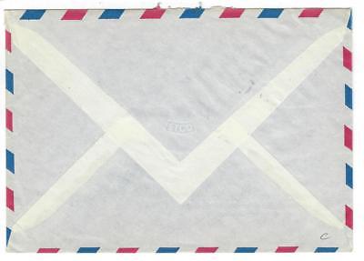 1967 France To USA Airmail Cover With Selvage - (SS90)