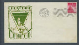 VEGAS - 1943 Submarine USS Caiman Launch Herald Cover - Groton - FH210