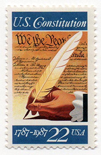 1987 Signing of US Constitution Single 22c Postage Stamp - Scott 2360 - MNH,OG
