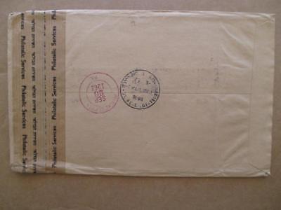 1962 Israel To USA Registered Philatelic Cover With Tabs (XX51)